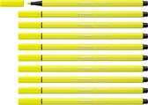 STABILO Pen 68 - Premium Viltstift - Neon Geel - Doos 10 stuks