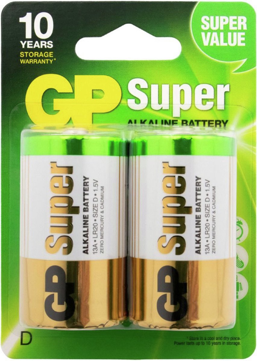 GP Batteries Primary Batteries 13A niet-oplaadbare batterij