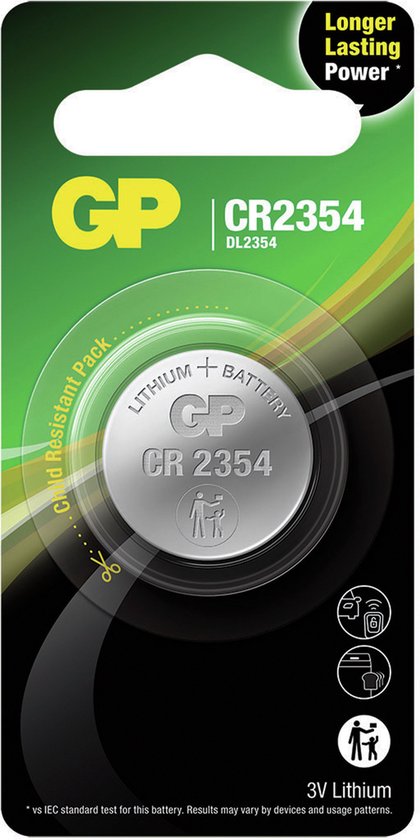 GP pile bouton lithium CR2354 3V | bol