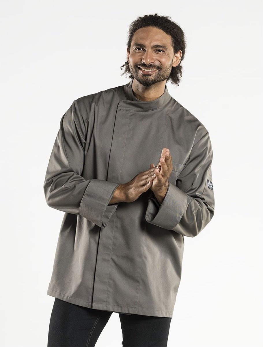 Chaud Devant chef jacket XL donker grijs bacio khaki
