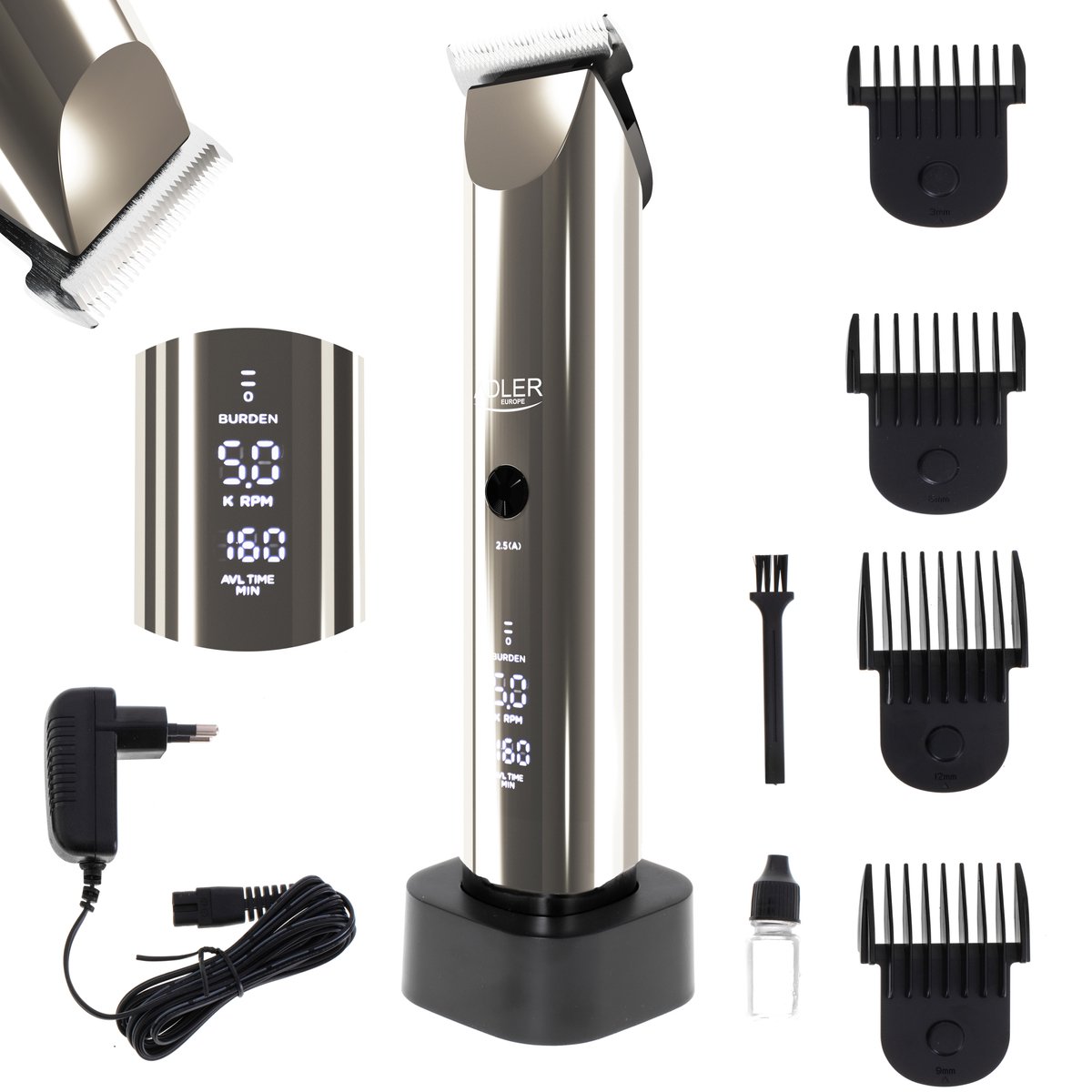 Adler AD 2834 - tondeuse - 5 speed - met LCD