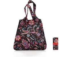 Reisenthel Mini Maxi Shopper Shopper - Opvouwbaar - 15L - Paisley Zwart