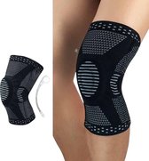 Chibaa - Knie band - Zwart - Maat: XL - Unisex - Knie Versterking - Orthopedische kniebrace voor kruisband - Knieband voor meniscus - Kniebeschermer - Patella - Compressie kniebandage blessure - Sporten - Bescherming
