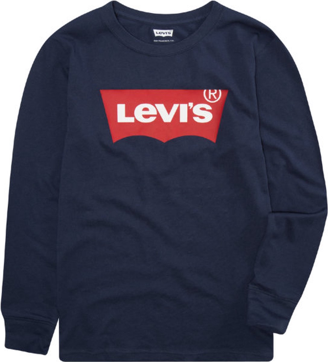 Levi´s ® Kids Batwing Infant T-shirt Met Lange Mouwen 24 Months Jongens Blauw