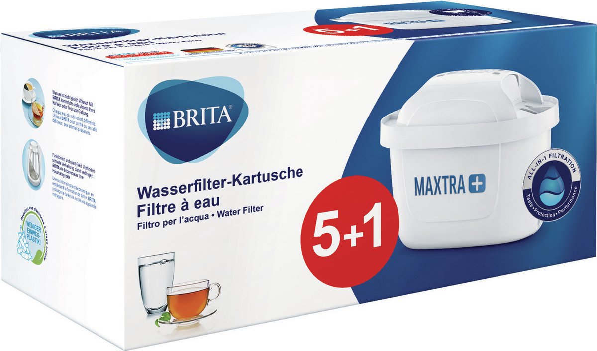 BRITA Maxtra Filterpatronen - 5+1-Pack op Prijzenvolger.com