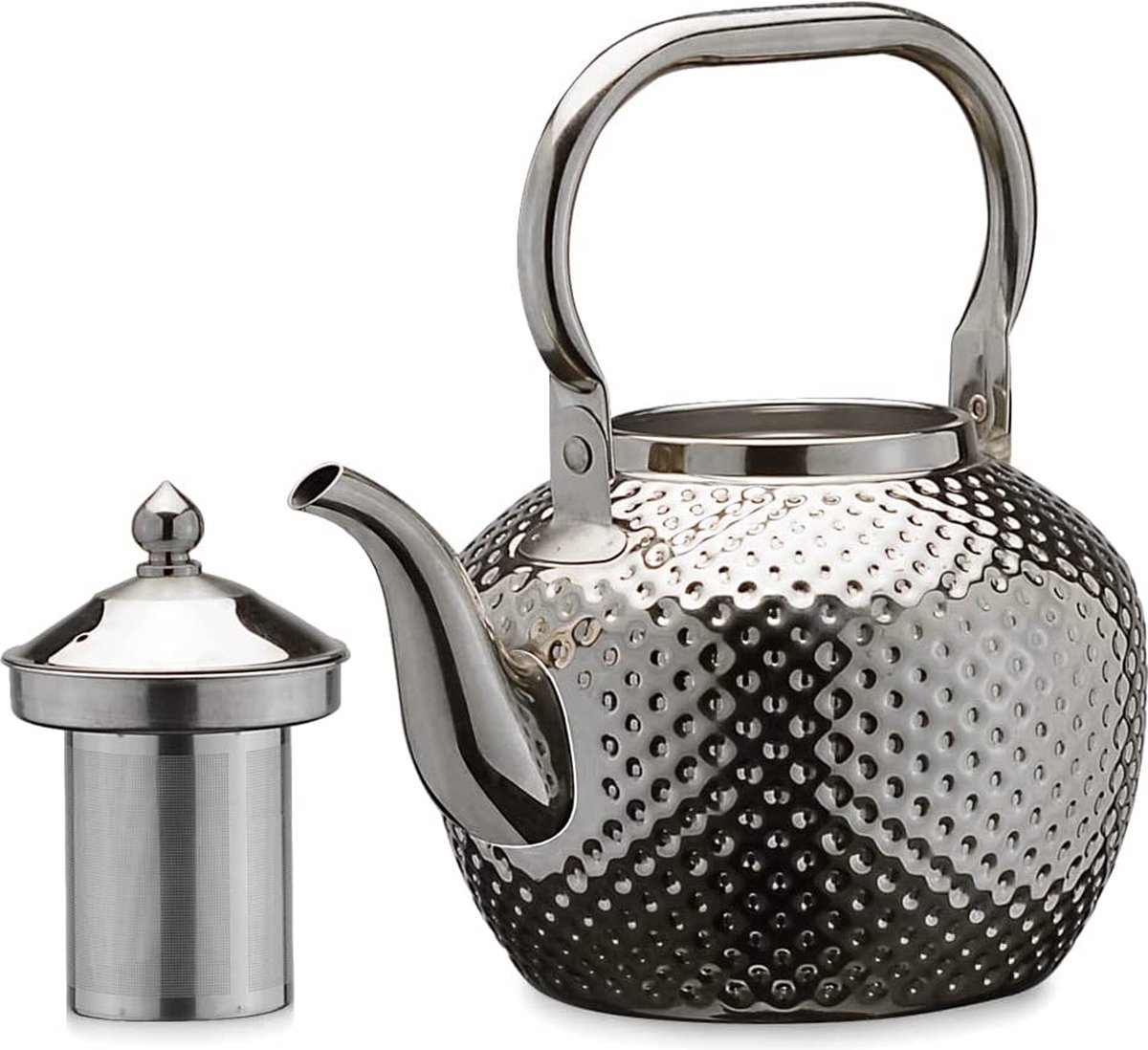 Infuseur à thé en acier inoxydable, plateau de théière, passoire à