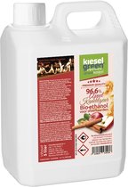 KieselGreen 5 Liter Bio-Ethanol met Kaneel/Appel Aroma - Bioethanol 96.6%, Veilig voor Sfeerhaarden en Tafelhaarden, Milieuvriendelijk - Premium Kwaliteit Ethanol voor Binnen en Buiten