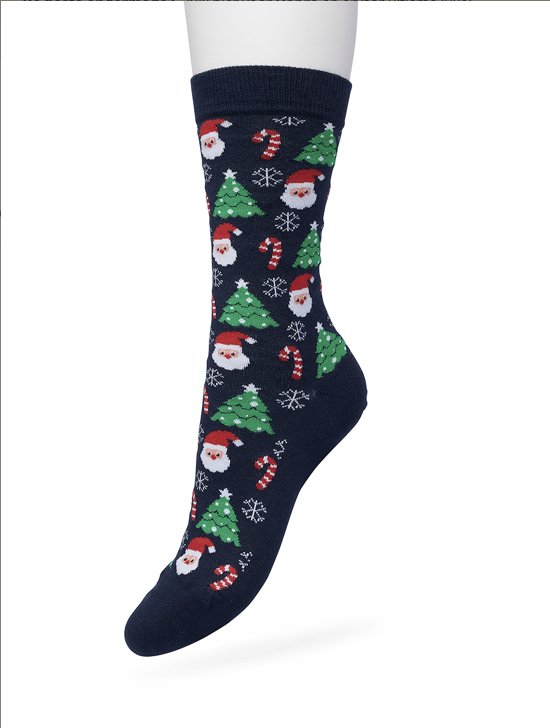 Bonnie Doon Santa sokken maat 35/38 zwart