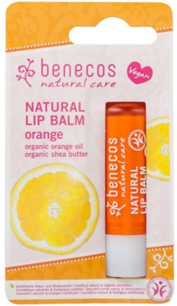 Benecos Natural Vegan Lipbalm - Orange 4,8g