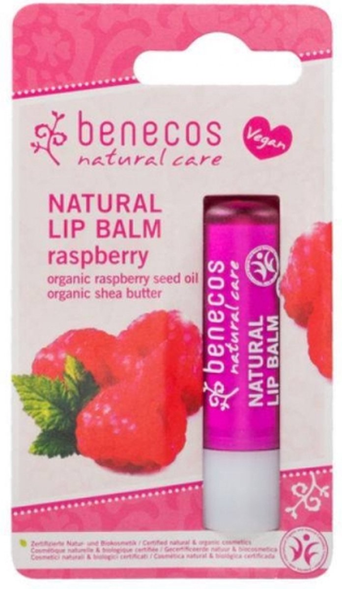 Benecos Natural Vegan Lipbalm - Raspberry 4,8