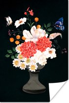 Poster Stilleven - Bloemen - Waterverf - 40x60 cm