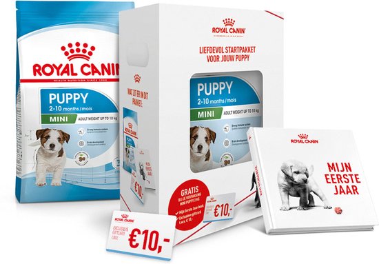 Royal Canin Mini Start Pakket - Puppy-Hondenvoer - Box + 2 kg