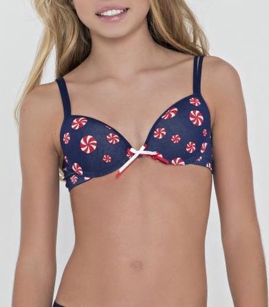 Soutien-gorge ado sans armatures Boobs and Bloomers soof- Blauw-75B