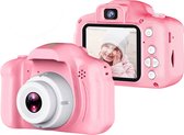 AyeKids Kindercamera 2 in 1 - Voor & Achter Camera - Incl. 32GB SD - 6 x 8 x 5 cm - Fototoestel voor Kinderen - Roze
