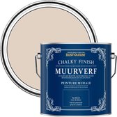 Rust-Oleum Lichtroze Chalky Finish Muurverf - Handgewoven 2,5L