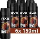 AXE Musc Déodorant Body Spray - 6 x 150 ml - Pack économique