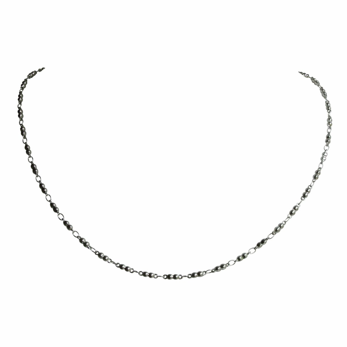 FlowJewels - schakelketting - staal - zilverkleurig