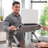 Innovagoods | Laptopstandaard | Laptoptafel | Verstelbaar | In aluminium | Schootbureau | Schoot tafel | Cadeau tip