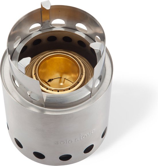 Solo Stove Solo-alcoholbrander | Kampeeraccessoire, Efficiënte kookplaat met alcoholbrander en vlamregelaar, sudderdeksel, rubberen O-ring — afbeelding 3