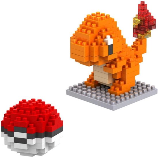 Pokémon Clip 'N' Go Set Charmander with Pokéball