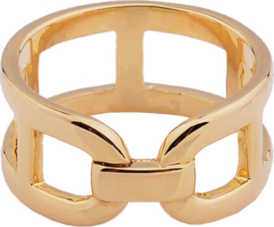 Fako Bijoux® - Clip Foulard - Clip Foulard - Ring Foulard - Ring Rond Ouvert - 23x11mm - Doré