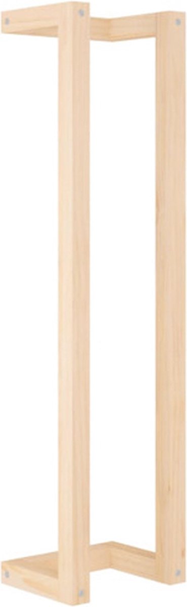 vidaXL Handdoekenrek 23x18x90 cm massief grenenhout
