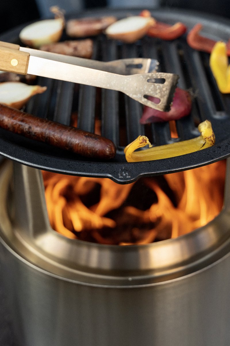 Solo Stove Ranger Cast Iron Griddle Plate with Adapter