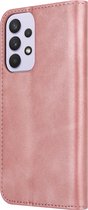 ShieldCase telefoonhoesje geschikt voor Samsung galaxy a33 bookcase - rosé gold