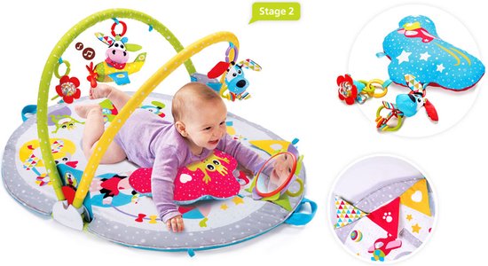 Product: Yookidoo Baby Speelkleed Babysitter met Bogen Liggen Spelen en Zitten Multi Colour, van het merk Yookidoo