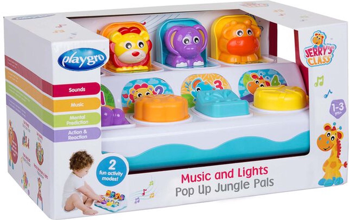 Playgro Muzikale Pop Up Speelgoed - Interactief babyspeelgoed - Muziek en  licht -... | bol.com