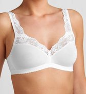 Sloggi Romance Soft Bra BH zonder beugel - 90A - Wit