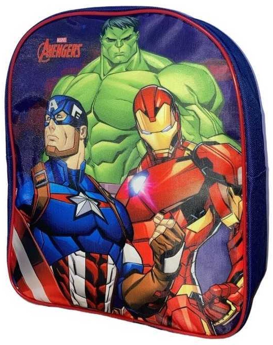 Marvel Avengers rugzak - blauw - Avengers rugtas - 30 x 25 cm.