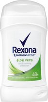 Rexona Motion Sense Aloe Vera Déodorant Stick - 40 ml - Anti-transpirant Rafraîchissant et Apaisant