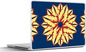 Laptop sticker - 12.3 inch - Sterren - Patronen - Abstract - 30x22cm - Laptopstickers - Laptop skin - Cover