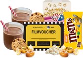 Filmpakket - brievenbus - pathe thuis - chocolademelk met lekkernij - winter pakket
