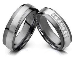Jonline Prachtige Titanium Ringen voor Hem & Haar | Trouwringen | Relatieringen | Vriendschapsringen