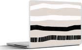 Laptop sticker - 12.3 inch - Lijn - Pastel - Minimalisme - Patronen - 30x22cm - Laptopstickers - Laptop skin - Cover