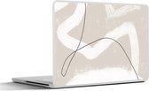 Laptop sticker - 13.3 inch - Lijn - Abstract - - Design - 31x22,5cm - Laptopstickers - Laptop skin - Cover