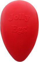 Jolly Pets Jolly Egg hondenspeelgoed – Stevige hondenbal – Gemaakt van Extreem duurzaam kunststof – Geschikt voor de grotere hond – Hondenspeeltjes – Weerbestendig - 30cm – Rood