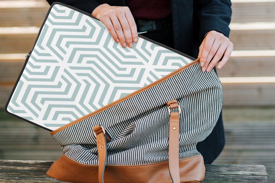 Housse pour ordinateur portable - Sacoche pour ordinateur portable - Motifs - Design - Ligne - Ordinateur portable - 17 pouces - Housses pour ordinateurs portables ordinateur portable