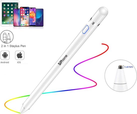 DrPhone Ultima Active Stylus Pen - 1.45mm - Magnétique - NOIR Convient pour  Apple iPad