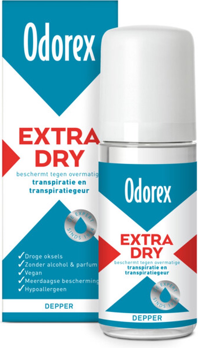 Odorex Extra Dry Depper - 50 ml - Deodorant | bol.com