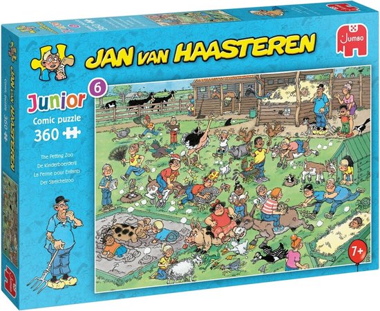Jan van Haasteren Junior De Kinderboerderij puzzel - 360 stukjes - Kinderpuzzel