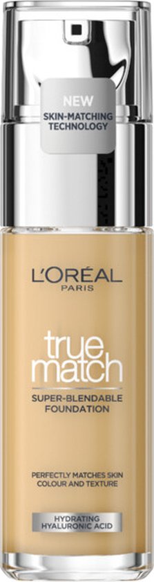 L’Oréal Paris - True Match Foundation - 2D/W - Natuurlijk Dekkende Foundation met Hyaluronzuur en SPF 16 - 30 ml
