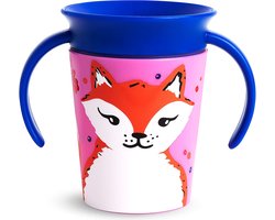 Munchkin Junior Kubek WildLove 360° z uszami lis 177 ml