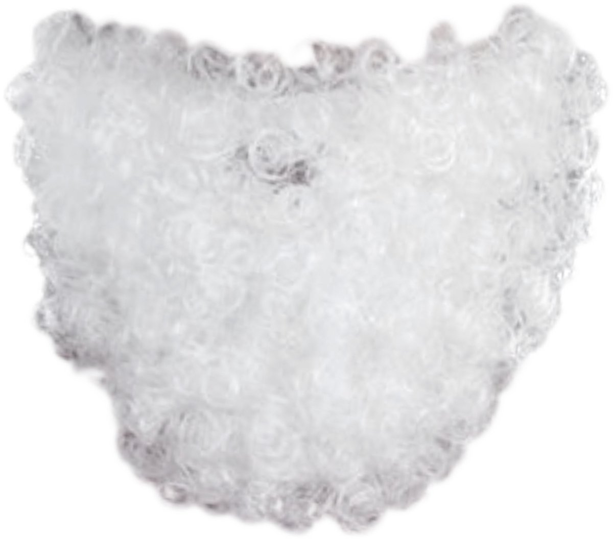 Witbaard Baard Kabouter Kort Synthetisch Wit One-size