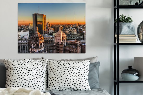 Canvas Schilderij Argentinië - Buenos Aires - Zuid-Amerika - 80x60 cm - Wanddecoratie