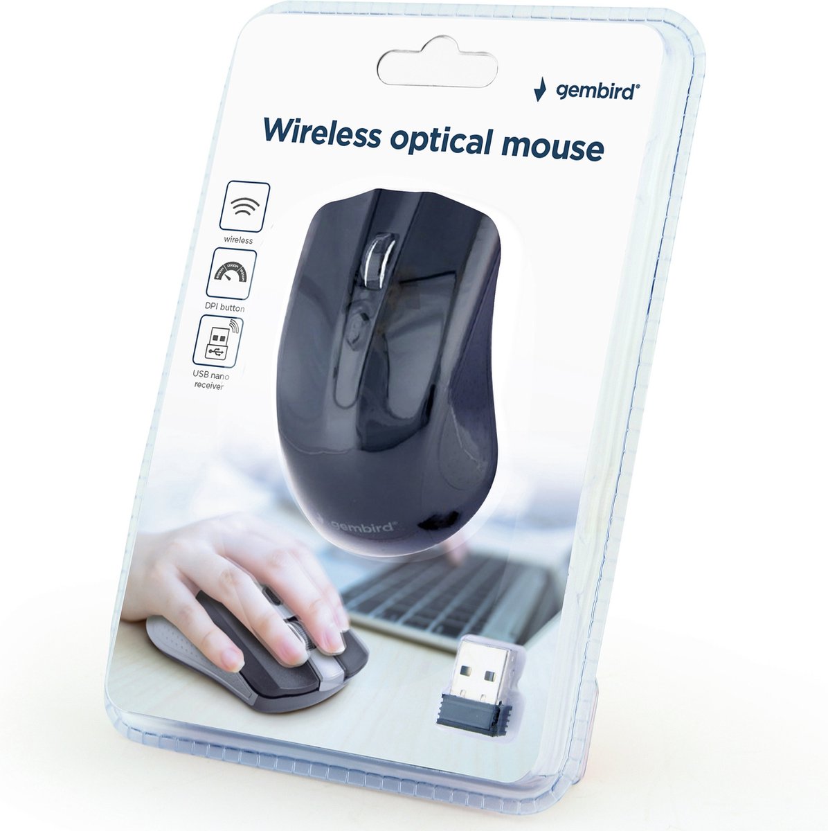Draadloze muis zwart