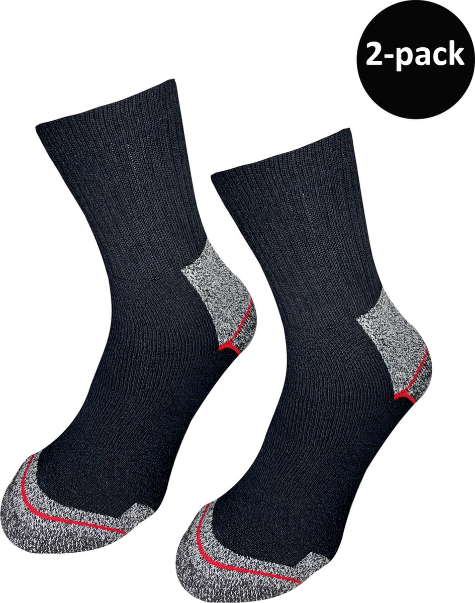 Chaussettes de travail homme avec talon et nez renforcés - 2