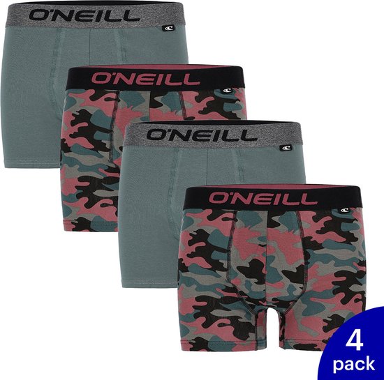 4-Pack O'Neill Camouflage Heren Boxershorts 900922 - Multi - Maat S